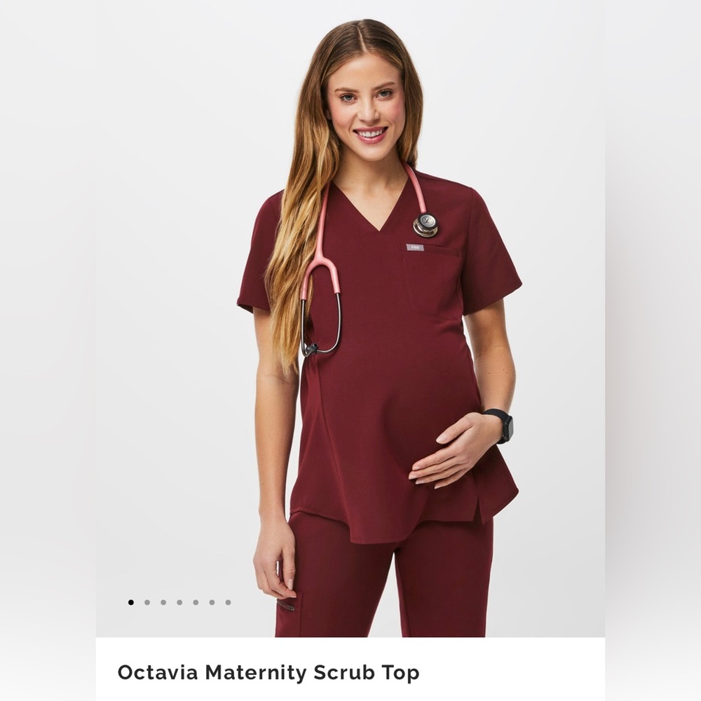 FIGS maternity scrub top- brand new in bag still